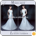 Stunning Sleeveless See Through Back Mermaid Floor Length Beaded Wedding Dress Lace